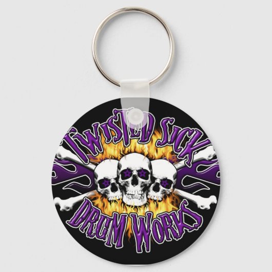 PORTE-CLÉS TOUCHE MALADE SOUHAITÉE (Recto)