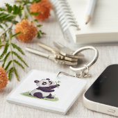 Porte-clés Touche panda mignonne (Devant Droit)