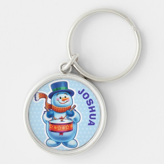 Porte-clés Touche personnalisée Anneau de Noël Personnages de (Devant)