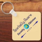 Porte-clés Touches de cartographe (Recto)