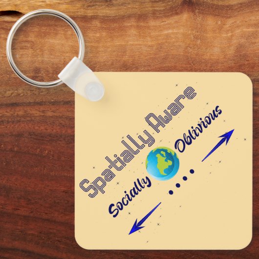 Porte-clés Touches de cartographe (Recto)