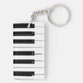 Porte-clés Touches de clavier de piano (Dos)