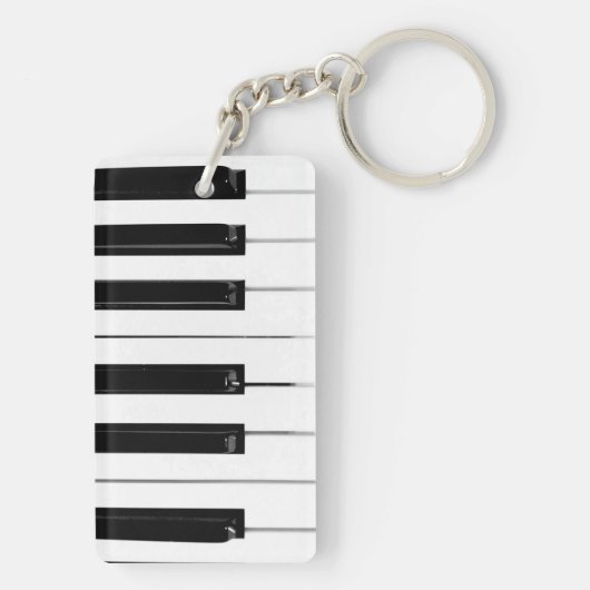 Porte-clés Touches de clavier de piano (Dos)
