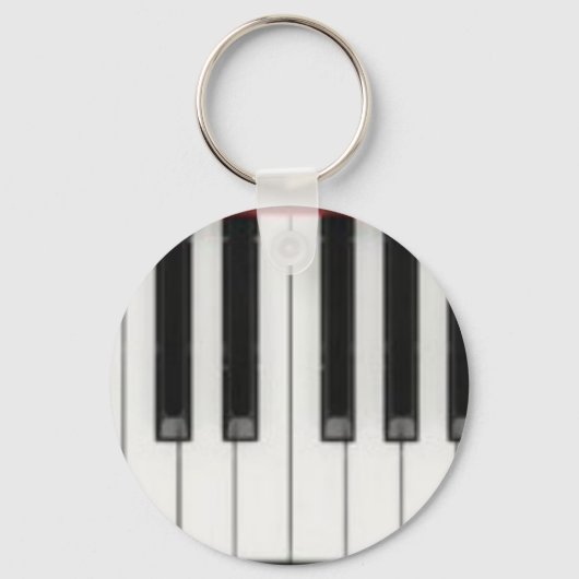 Porte-clés Touches de clavier de piano (Recto)