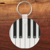 Porte-clés Touches de clavier de piano (Recto)