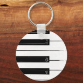 Porte-clés Touches de clavier de piano (Recto)