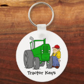 Porte-clés Touches de tracteur (Recto)