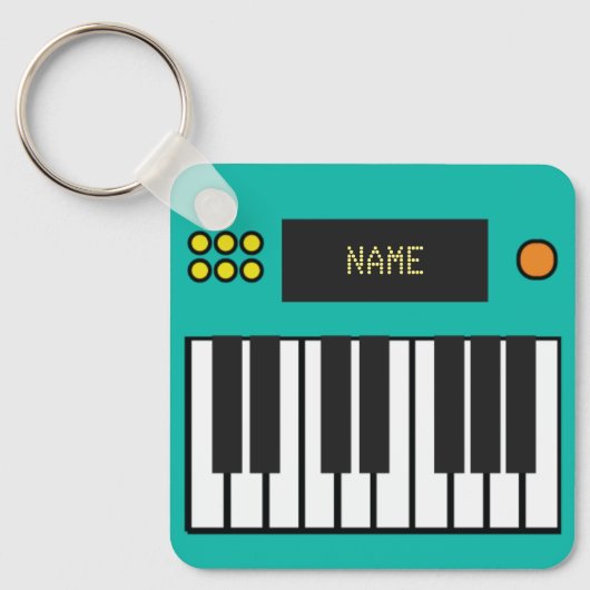 Porte-clés Touches Piano personnalisées Clavier Porte - clé T (Recto)