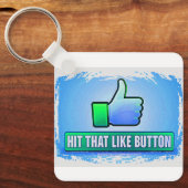 Porte-clés Touchez ce bouton Like (Recto)