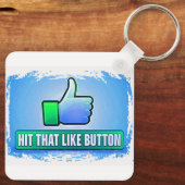 Porte-clés Touchez ce bouton Like (Verso)