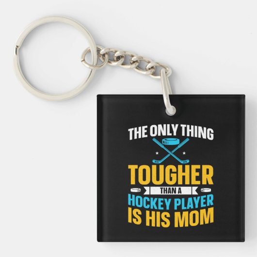 Porte-clés Tough Hockey Maman (Devant)