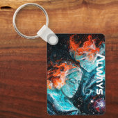 Porte-clés Toujours à travers l'espace Nebula Couple (Recto)