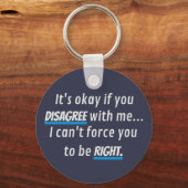 Porte-clés Toujours Droite Funky Sarcastique Novelty (Recto)