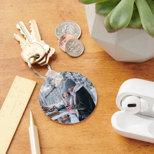 Porte-clés Toujours ensemble impression métallique impression (Bureau)