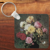 Porte-clés Toujours la vie avec des fleurs dans Vase par Olaf (Recto)