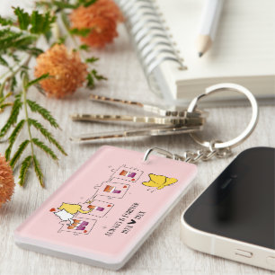 Porte-clés Toujours & Pour Toujours Femme Drapeau Lesbienne C