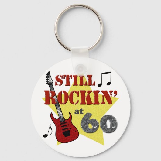 Porte-clés Toujours Rockin' À 60 Ans (Recto)