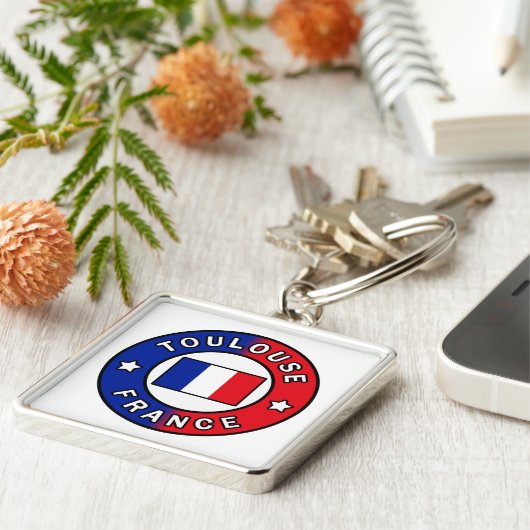 Porte-clés Toulouse France (Côté)