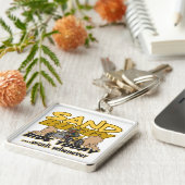 Porte-clés Tour avec des erreurs de sable aujourd'hui (Côté)