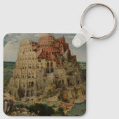 Porte-clés Tour de Babel par Peter Bruegel l'Ancien (Dos)