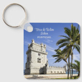 Porte-clés Tour de Belém, Lisbonne, Portugal (Recto)