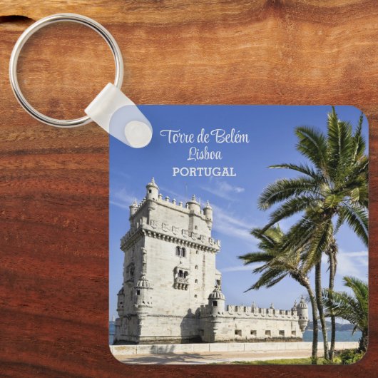 Porte-clés Tour de Belém, Lisbonne, Portugal (Recto)