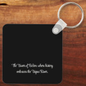 Porte-clés Tour de Belém, Lisbonne, Portugal (Verso)