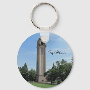 Porte-clés Tour de l'horloge de Spokane