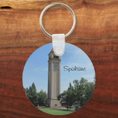 Porte-clés Tour de l'horloge de Spokane (Recto)