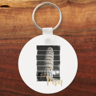 Porte-clés Tour de Pise Italie Vintage Souvenir Retro