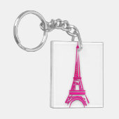 Porte-clés Tour Eiffel 3d, clipart France (Devant gauche)