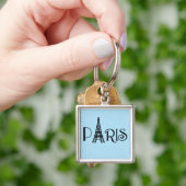 Porte-clés Tour Eiffel Paris (main)