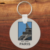 Porte-clés Tour Eiffel Paris (Recto)