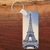 Porte-clés Tour Eiffel Paris France (Recto)
