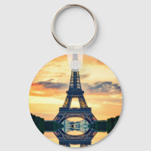 Porte-clés Tour Eiffel Paris Soirée européenne