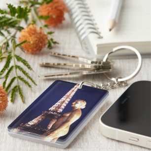 Porte-clés Tour Eiffel porte - clé dame Paris