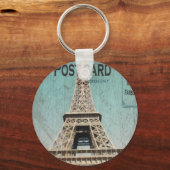 Porte-clés Tour Postcard de Paris (Recto)