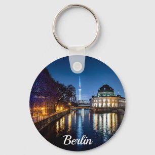 Porte-clés Tour TV et île musée à Berlin, Allemagne