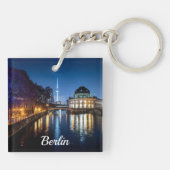 Porte-clés Tour TV et île musée à Berlin, Allemagne (Dos)