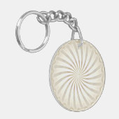 Porte-clés Tourbillon Crème Beige (Devant gauche)