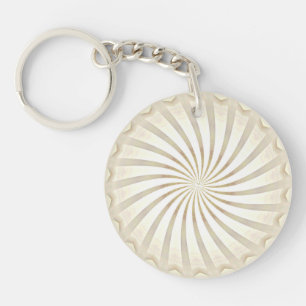 Porte-clés Tourbillon Crème Beige