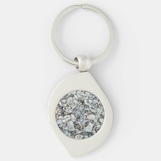Porte-clés Tourbillon de coquillages du rivage (Devant)