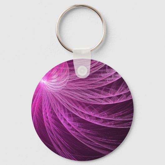 Porte-clés Tourbillon rose Abstrait (Recto)
