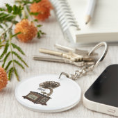 Porte-clés Tourne-disque dessin animé (Devant droit)