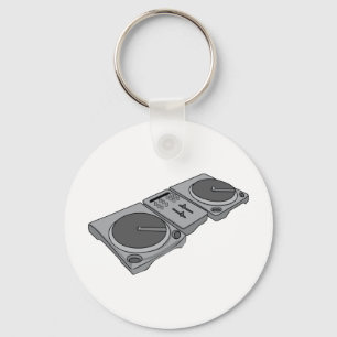 Porte-clés Tourne-disque DJ de phonographe de Tourne-disque