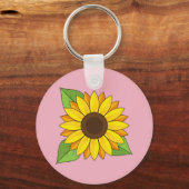 Porte-clés Tournesol (Recto)