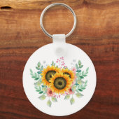 Porte-clés Tournesol (Recto)