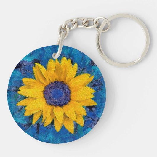 Porte-clés Tournesol (Dos)