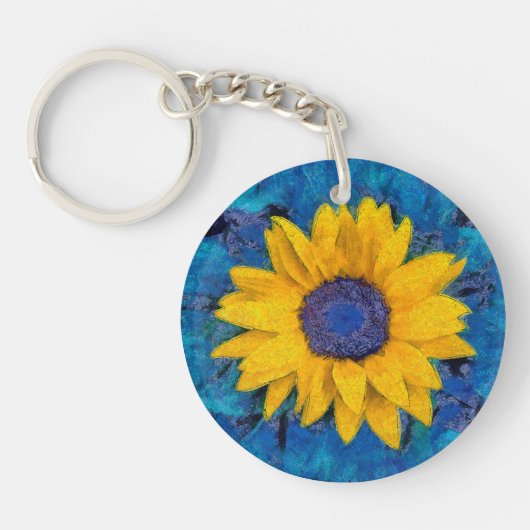 Porte-clés Tournesol (Devant)