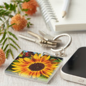 Porte-clés Tournesol (Devant Droit)